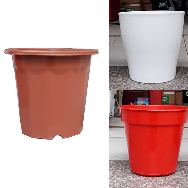 chuẩn bị chậu trồng hoa