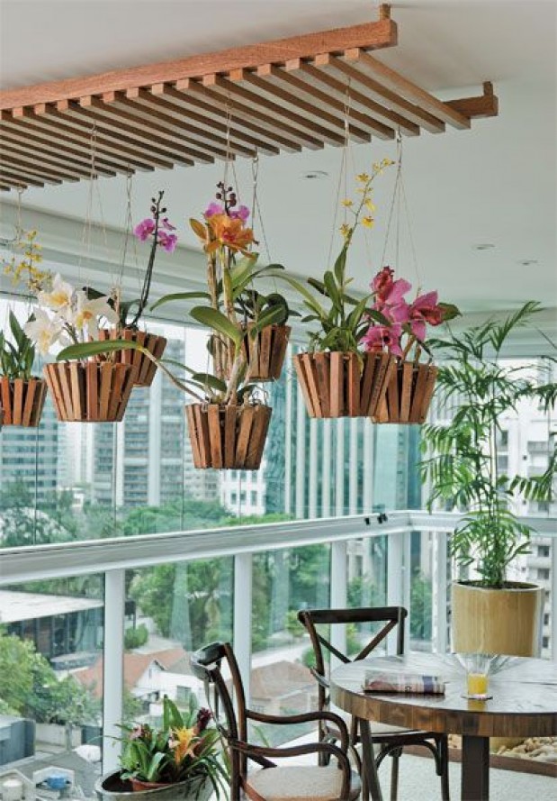 Độc đáo trong cách thiết kế sân vườn bằng hoa lan hồ điệp