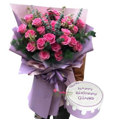Combo hoa và bánh sinh nhật - Sự kết hợp hoàn hảo không thể chối từ