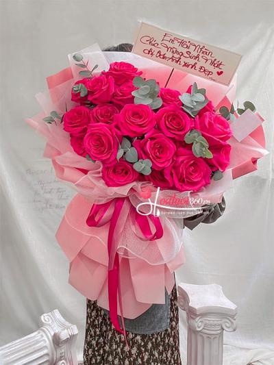 Hoa bó tròn - Mãu hoa đẹp mãi với thời gian