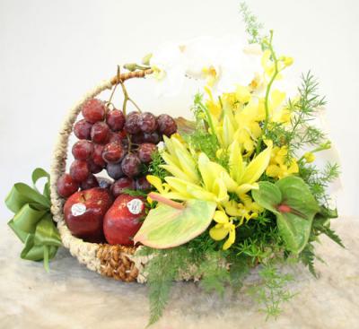 Mẫu giỏ hoa quả tết - Món quà thượng hạng cho năm mới
