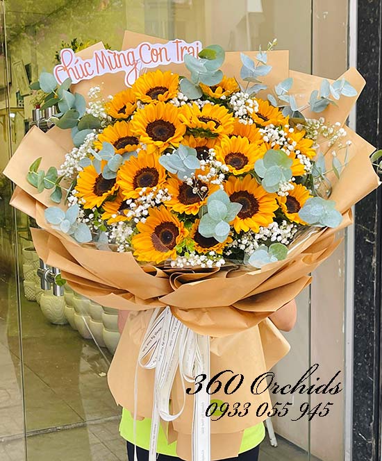 hoa hướng dương sẽ là món quà 8/3 tuyệt vời