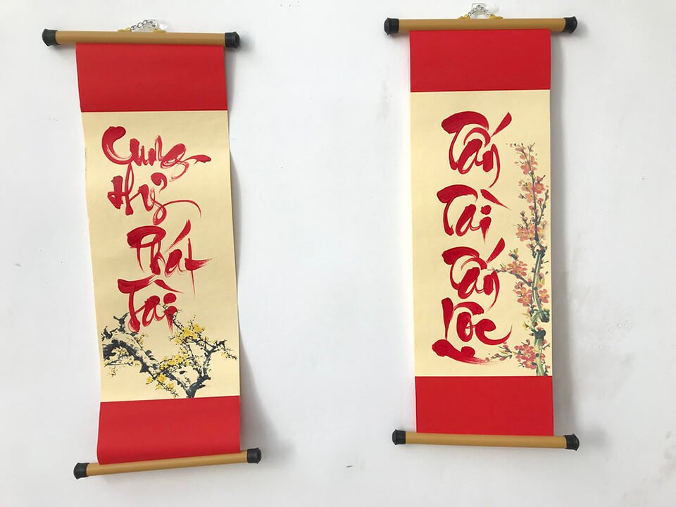 Câu đối tết 4 chữ hay và ý nghĩa