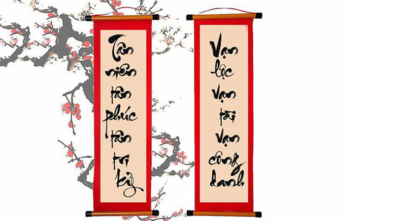 Tổng hợp những hình ảnh đẹp về câu đối Tết